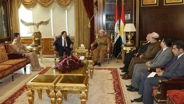 Başkan Barzani Irak Savunma Bakanı’nı kabul etti