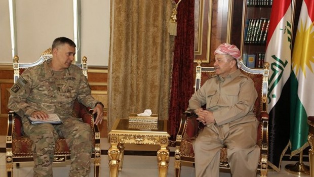 Başkan Barzani, Koalisyon Güçleri Komutanı ile görüştü