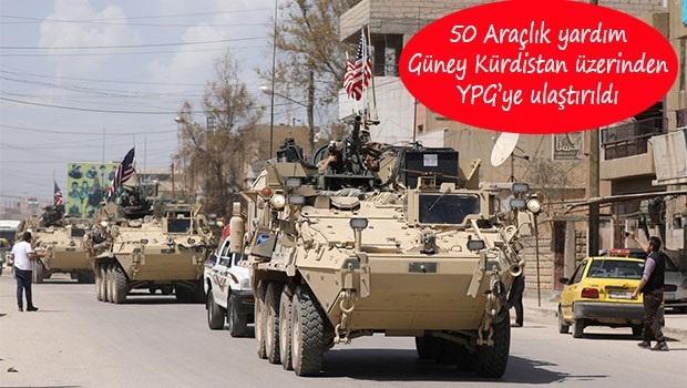 ABD'den YPG'ye yeni yardım..