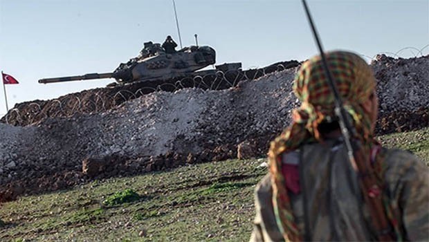 TSK, Efrin kırsalındaki YPG mevzilerini vurdu