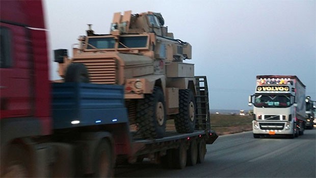 ABD'den YPG'ye 140 tırlık ağır silah ve zırhlı Hummer