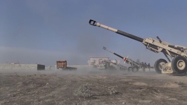 Peşmerge, Hemrîn Dağı'nda IŞİD'i bombalıyor