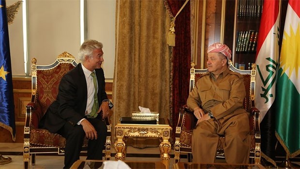 Başkan Barzani'den AB Heyetine: Bağdat’la bir şartla görüşürüz!