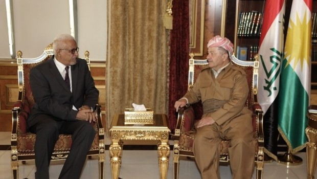 Kürdistan Bölgesi Başkanı Sudan Balyozunu kabul etti