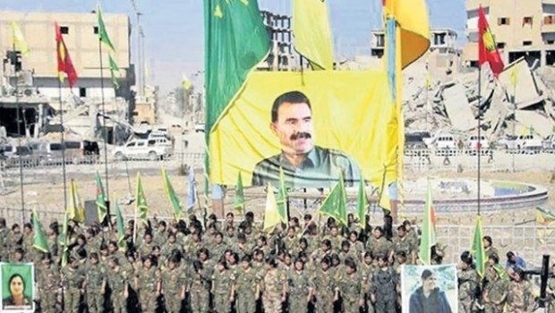 Pentagon'dan Rakka'da Öcalan posteri cevabı