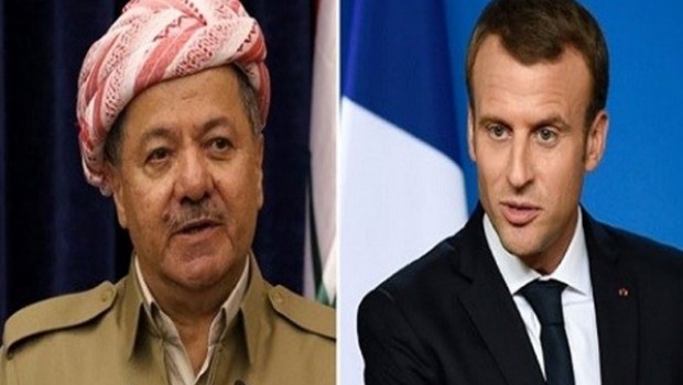 Macron'dan Başkan Barzani'ye övgü; Tarihi role sahip