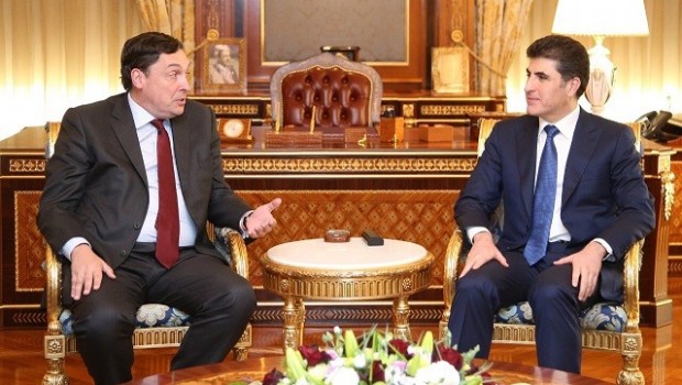 Başbakan Barzani , İngiltere'nin yeni bağdat büyükelçisini kabul etti