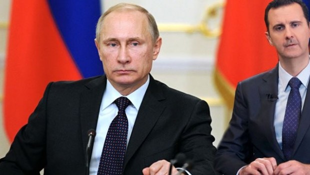 Putin, üçlü zirve öncesi Esad'la görüştü