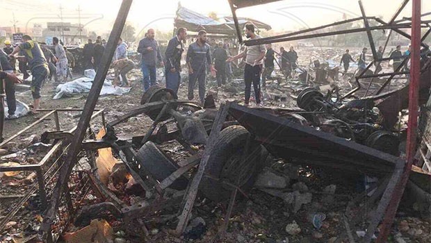 Xurmatu'da Haşdi Şabi'yi hedef alan bombalı saldırı...Onlarca ölü