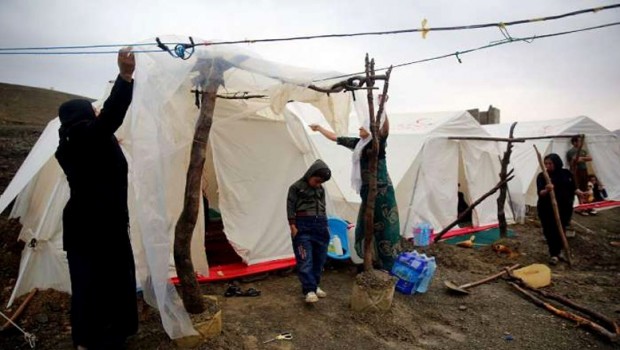 Soğuk hava koşulları Doğu Kürdistanlı depremzedeleri zora soktu