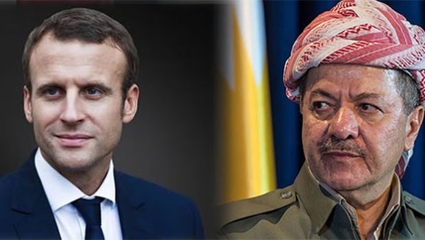 Macron'dan Başkan Barzani'ye övgü