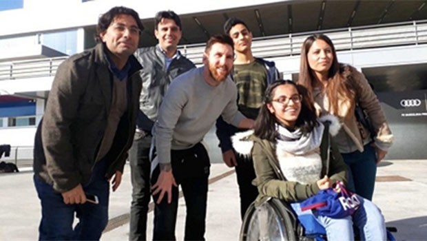Rojavalı Kürt kızı Messi’nin konuğu