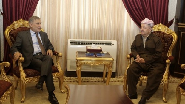 Başkan Barzani, İzzet Şabender'i kabul etti