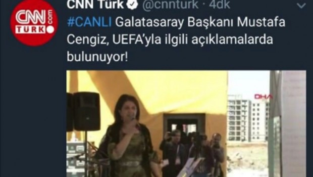 CNN Türk'ün Pervin Buldan paylaşımı sosyal medyada olay oldu