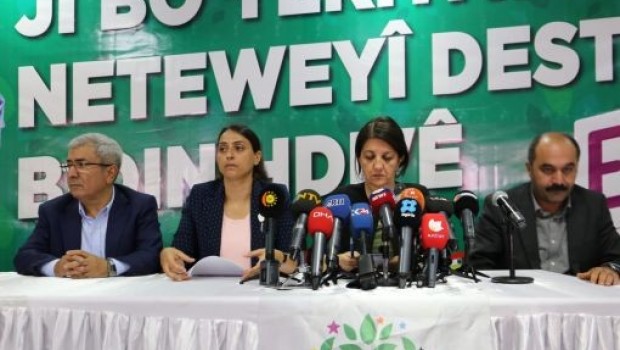 HDP'den Kürt Sorununa Çözüm Deklarasyonu