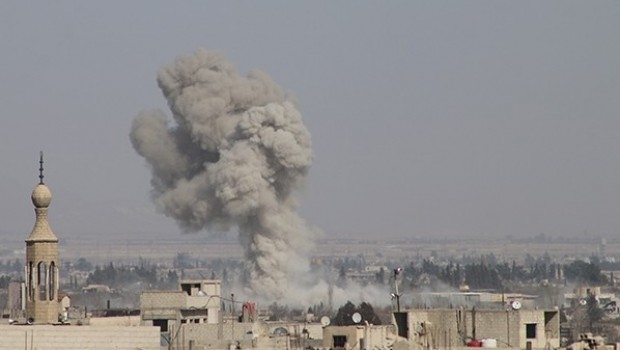 SANA: Koalisyon uçakları Esad güçlerini vurdu!
