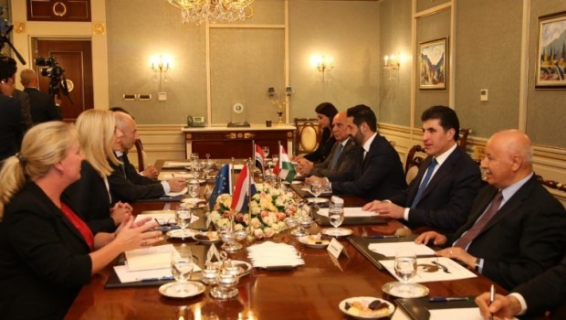 Başbakan Barzani Hollandalı heyeti kabul etti