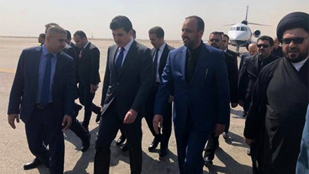 Başbakan Barzani Necef'e ulaştı