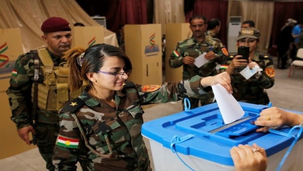 Kürdistan'da oy verme işlemi başladı