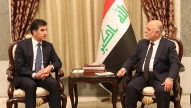 Başbakan Barzani ile Abadi bir araya geldi