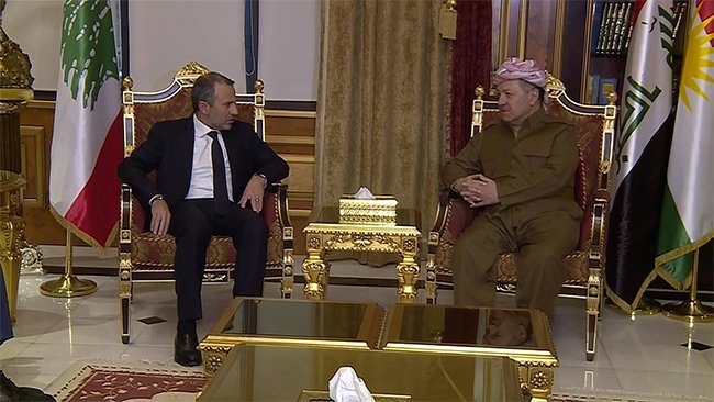 Başkan Barzani Lübnanlı Bakan'la görüştü