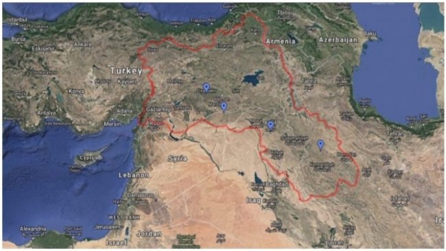 Google 'Kürdistan' haritasını kaldırdı