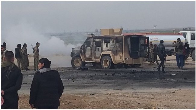Haseke'de ABD ve YPG konvoyuna intihar saldırısı