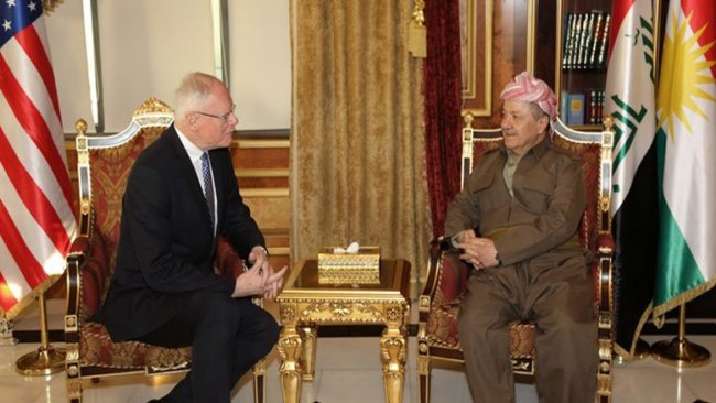 Başkan Barzani, Suriye Özel Temsilcisi James Jeffrey ile görüştü