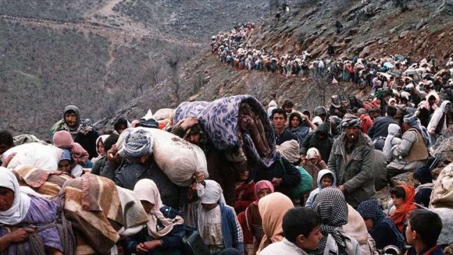 28. yılında Kürtler'in büyük göç öyküsü 