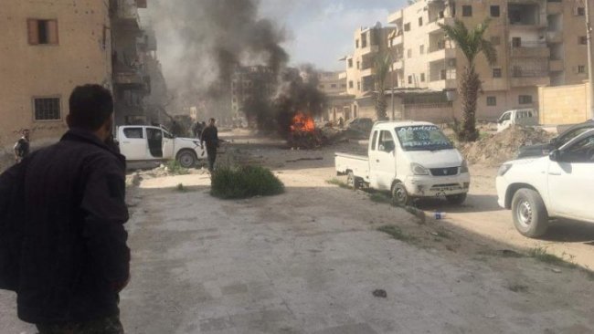 Rakka'da bombalı araç saldırısı
