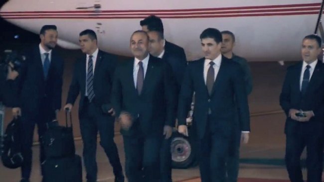 Türkiye Dışişleri Bakanı Çavuşoğlu Erbil'de