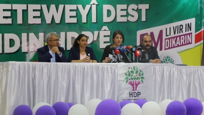 HDP'li vekillere 'çözüm deklarasyonu' fezlekesi