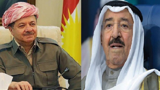 Kuveyt Emiri ve Başkan Barzani telefonda görüştü