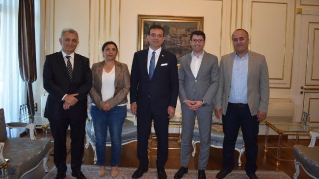 HDP'den Ekrem imamoğlu'na ziyaret