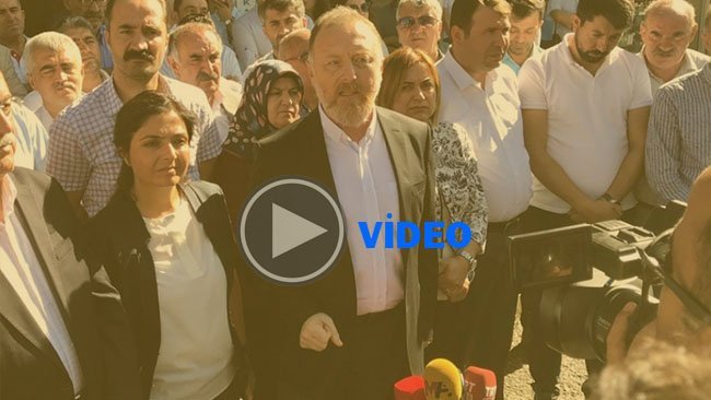 Sezai Temelli'ye, Diyarbakır'da 'Ortak Vatan' tepkisi: Burası Kürdistan!