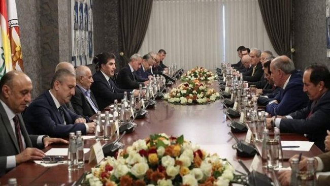 Başkan Neçirvan Barzani, parti liderleriyle bir araya geldi