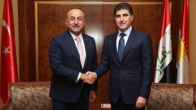 Başkan Neçirvan Barzani, Mevlüt Çavuşoğlu’yla görüştü