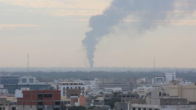 Hafter güçleri Libya'da havalimanını vurdu