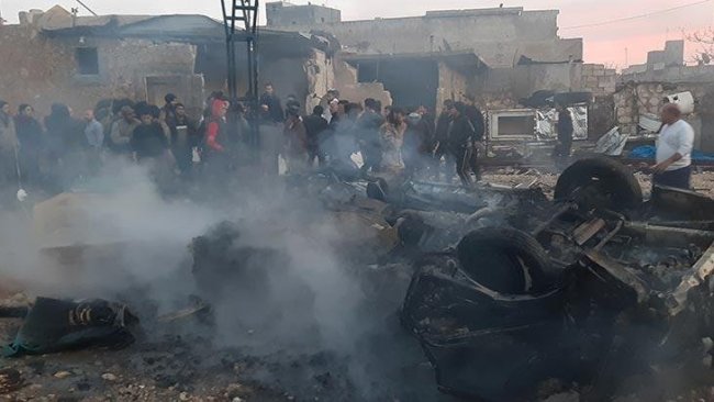Azez'de bombalı saldırı: 7 ölü