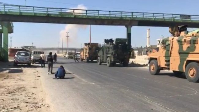 Suriye'de rejim güçlerinden Türk askeri konvoyuna saldırı