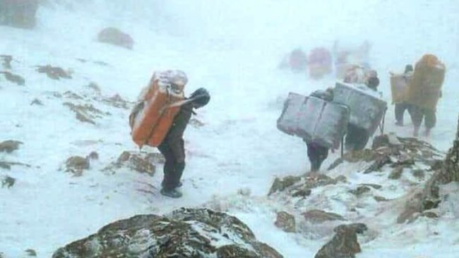 Karda mahsur kalan Kürt kolberlerden kötü haber