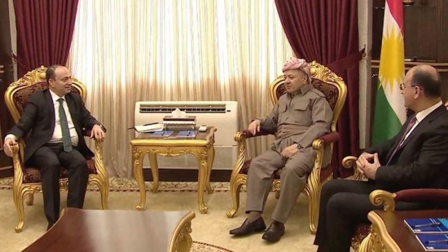 Başkan Barzani Osman Baydemir ile bir araya geldi