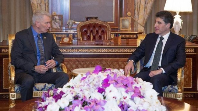 Başkan Neçirvan Barzani, ABD heyetiyle görüştü