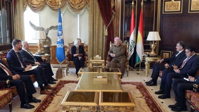 Başkan Barzani, BM’nin Irak Özel Temsilcisi ile bir araya geldi