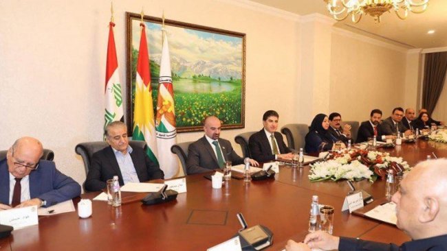 Kürdistan partileri Neçirvan Barzani başkanlığında bir araya geldi