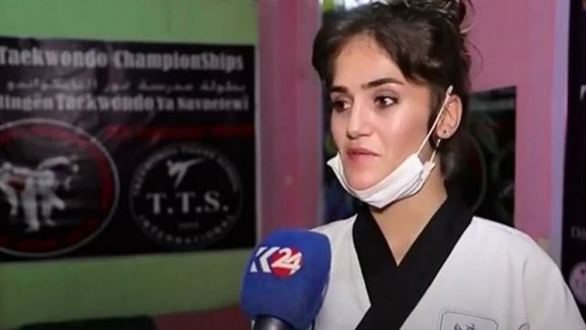 Kürt tekvandocu online şampiyonada dünya 2’ncisi oldu