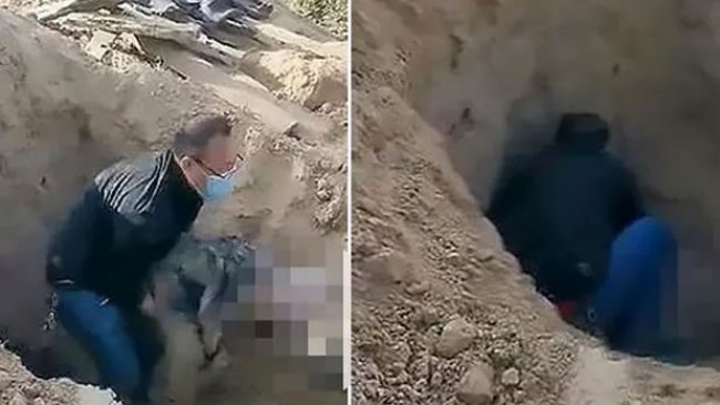 Kan donduran vahşet: Engelli annesini diri diri toprağa gömdü