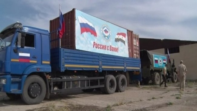 Rusya'dan Rojava'ya 150 tonluk insani yardım