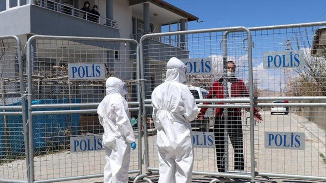 Van'da taziye çadırı kurulan mahallede vaka sayısı yükseldi