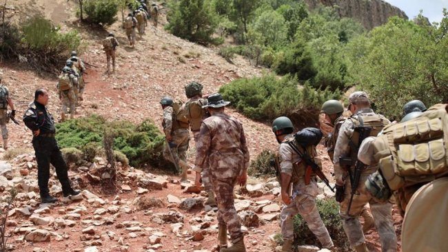 Zaho sınırında mayına basan asker yaralandı